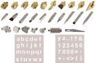 Se Deluxe Hobby Crafts 28pc Wood Burning Pen Soldering Iron Tips Woodwork Carving 706569058420