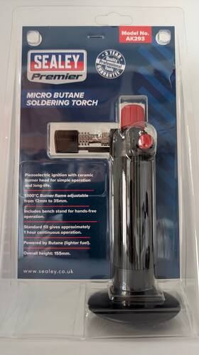 Ak293 Sealey Micro Butane Soldering Torch
