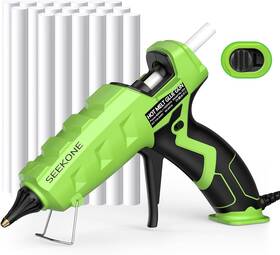 Nl-233 Seekone Full Size Hot Glue Gun 60/100w Dual Power Large With Green