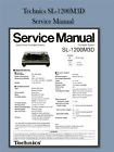 Sl-1200m3d Service Manual 1200 Parts Schematic Turntable Technics M3d Pdf