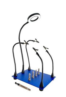 Bst-168l Shenzhen Maixi Technology Co. Ltd. Helping Hands Soldering Station Magnetic Base With 4 Flexible Arms & Bst-168l Shenzhen Maixi Technology Co. Ltd. Helping Hands Soldering Station Magnetic Base With 4 Flexible Arms &