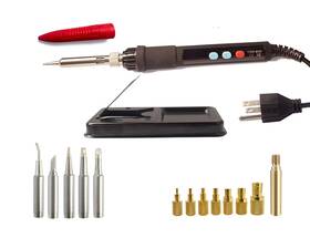 Shinenow 784848330306 80w Digital Soldering Iron Heat Set Insert Tool Kit With Extra Tips Shinenow 784848330306 80w Digital Soldering Iron Heat Set Insert Tool Kit With Extra Tips
