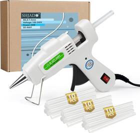 Shj-2101 Shjade Hot Glue Gun With 30 Sticks Fast Preheating Melt Mini White