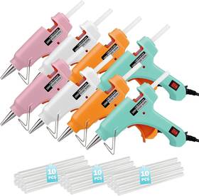 Shj2300 Shjade Mini Hot Glue Gun Melt With 30 Sticks For Arts Crafts 8pcs