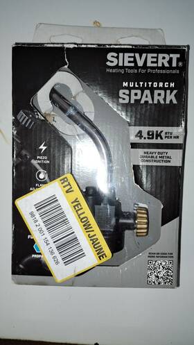 Sievert 767676871692 Multitorch Spark Burner Tip Fuel Not Included