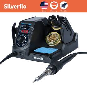926led-vi Silverflo 130w Soldering Station Kit Adjustable Temp Iron Desoldering Tool