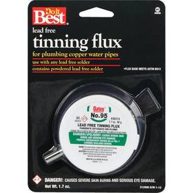 Sim Supply Inc. 53095 Do It Best No. 95 1.7 Oz. Lead-free Tinning Flux With Brush Powdered