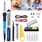 Slm833703 Meco Electric Soldering Iron Tool Kit Carry Case Adjustable Tempe