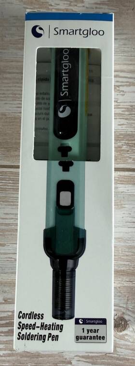 Smartgloo 697067917565 Cordless Soldering Iron Speed-heating Pen Rechargeable