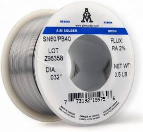 15975 Solder 60-40 Tin Lead Rosin Core Wire For Electrical Soldering 0.032inch