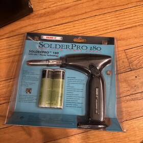 Sp-180 Solder-it 813354001803 Solderpro 180 Cordless Butane Gas Soldering Iron 30w-180w With 2 Refill Carts