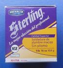 Solder Sterling 1 Lead- Solid Lb. Roll Wire Worthington