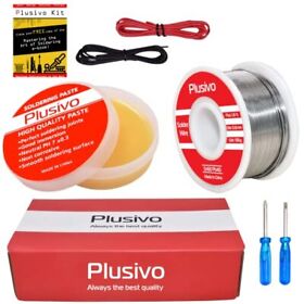 Solder Wire And Rosin Paste Flux Kit 60-40 Tin Lead Core