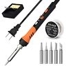 Soldering Iron Kit 60w Gun 9-in-1 Solder Tool Adjustable