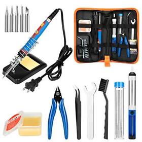 Soldering Iron Kit 60w Upgraded 17 In 1 Kits Adjustable Temperature We