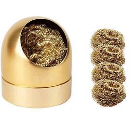 Soldering Tip Cleaner Iron Brass Kit And 6p