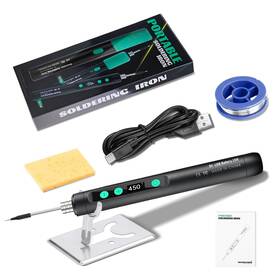 Sombiuck 710456969812 Portable Wireless Soldering Kit Features A 1100mah Rechargeable Usbc Solder Inch