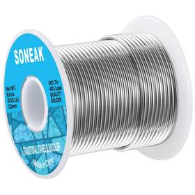 Soneak 723556212382 60/40 Wire Solder For Stained Glass 2.0mm 250g