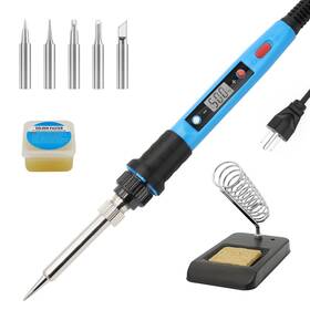 S802b Sookey Soldering Gun 80w Solder Iron Digital Portable Kit With Lcd Tempe