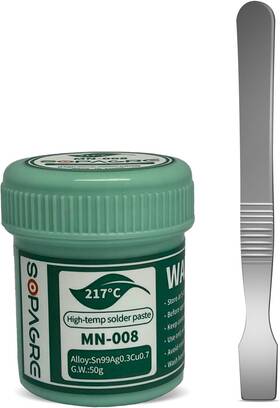 Paste217 Sopagre Mn-008 Sn99/ag0.3/cu0.7 Smd Welding C High Temperature Lead-free No Clean Sold