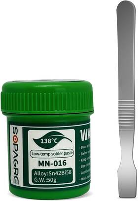Paste138 Sopagre Mn-016 Sn42/bi58 Smd Welding C Low Temperature Lead-free Syringe No Clean Sold