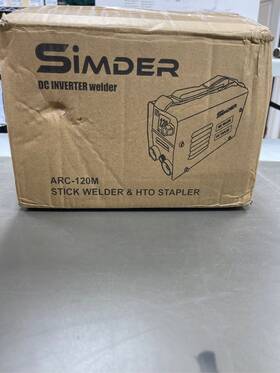 Arc-120m-us Ssimder 120a Stick Welder And 80w Plastic 2 In 1 Portable Inverter Mma A