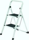 Steps Safety Folding 2 Lock White Anti-slip Black Rail Garage Tier Ladder Steps Safety Folding 2 Lock White Anti-slip Black Rail Garage Tier Ladder