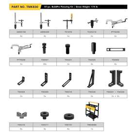Tmk830 Strong Hand Tools Welding Table Fixture Kit 97-pc Model#