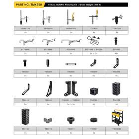Tmk850 Strong Hand Tools Welding Table Fixture Kit 149-pc Model#