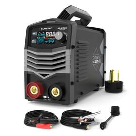 Sunstac 975778250114 Stick Welder 2 In 1 Arc/lift Tig Welding Machine Vrd Option Lcd Display Mma Weld Sunstac 975778250114 Stick Welder 2 In 1 Arc/lift Tig Welding Machine Vrd Option Lcd Display Mma Weld
