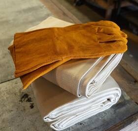 Supa Ant 860010552865 Welding Blanket Fireproof Pack Of 2 - Heavy Duty Weld Fire Tools Cover