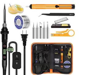 Svfbnb 717019146017 Soldering Iron Kit - 80w Fast Ceramic Heating Led Digital Advanced Svfbnb 717019146017 Soldering Iron Kit - 80w Fast Ceramic Heating Led Digital Advanced