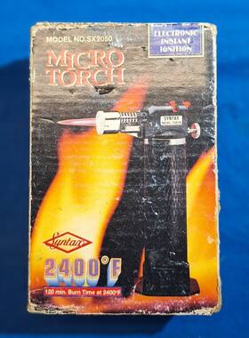 Sx2050 Syntax Butane Micro Torch In Orig Box Tested And Working