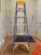 T6006 Werner 6 Ft Type I Fiberglass Twin Ladder 250 Lbs