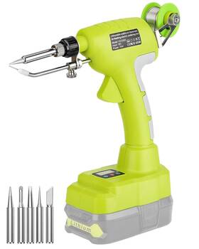 Lub-es05 Taingwei Cordless Soldering Iron Kit For Ryobi 18v Battery 75w Led Digital So Lub-es05 Taingwei Cordless Soldering Iron Kit For Ryobi 18v Battery 75w Led Digital So