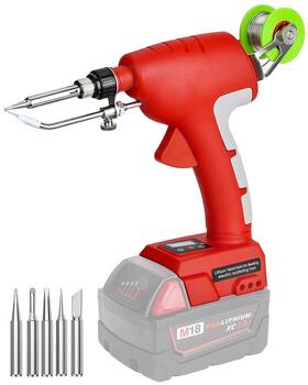 Mwq-es05 Taingwei Cordless Soldering Iron Kit For Milwaukee M18 18v Battery 75w Led Digital Sol