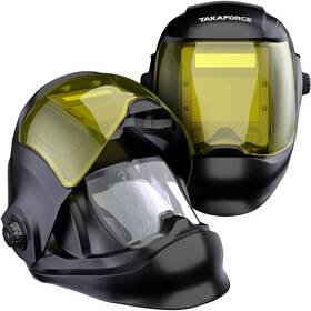 Tf-wh10 Takaforce Flip Up Auto Darkening Welding Helmet With Large 180 Panoramic Viewing Scr