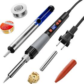Tanreginal 313056135122 Soldering Iron Kit 90w For Electronics Digital Adjustable Temperature