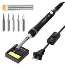 Tb-b02-us Tabiger Soldering Iron Kit Electronics With Adjustable Temperature And Sw