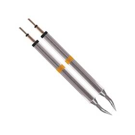 K70tz004 Thermaltronics Tweezers Cartridge Pair - Bent 30deg Sharp 0.4mm 0.016in