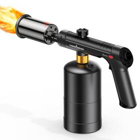 Thermomaven 850074930402 Propane Torch With -touch Max Fire Cooking Blow Safety Lock Ligh