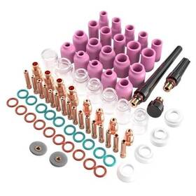 Yb2290-01 Tigmaster 80pcs Tig Welding Accessories Alumina Ceramic Nozzle And Glass Cups Stubby Gas