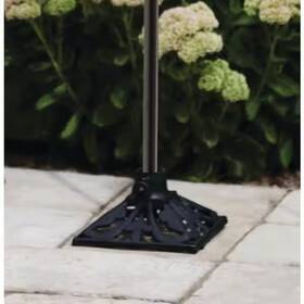 Tiki 313114552588 Torch Stand Accessory Cast Iron Black