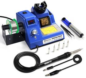 302-842 Toauto 784141428298 Soldering Station Kit Dual Display F/ C 90w Auto Sleep 5 Tips