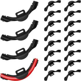 554295 Tobeelec 20 Pcs 3/8 Inch - 1/2 Pex 90 Degree Elbow Plastic Tubing Bend Support Black