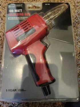243-1146 Tool Shop Brand Soldering Gun - 100 Watt New 243-1146 Tool Shop Brand Soldering Gun - 100 Watt New
