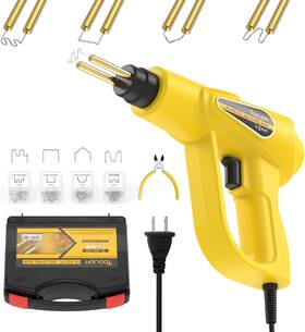 Xc-100 Tooliom 744110827033 100w Plastic Welder Hot Stapler Tool Kit 110v Welding Gun With 4 Xc-100 Tooliom 744110827033 100w Plastic Welder Hot Stapler Tool Kit 110v Welding Gun With 4
