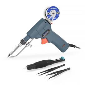 Toolour 797550686739 6 In 1 Soldering Gun Solder Iron Kit 60w 110v Temp Adjustable Automatic Hand Toolour 797550686739 6 In 1 Soldering Gun Solder Iron Kit 60w 110v Temp Adjustable Automatic Hand