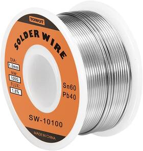Sw10100 Towot Tin Lead Rosin Core Solder Wire For Electrical Soldering Content 1.8% Sol