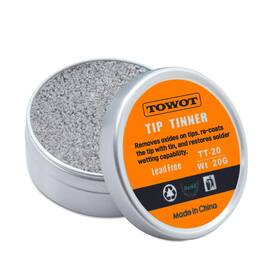 Tt-20 Towot Tip Tinner For Electronics Soldering Iron Cleaner And Re-tinning Solution